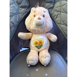 Vintage Kenner 1983 Care Bears 13" FRIEND Bear Plush Orange Bear